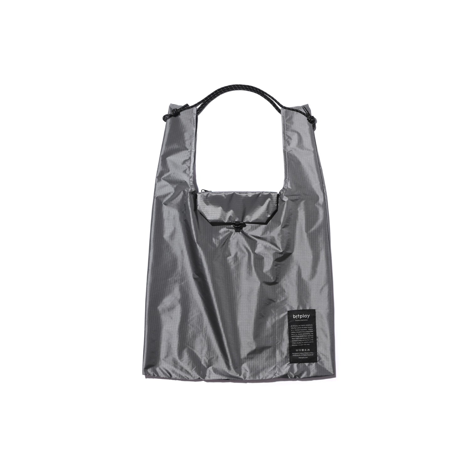 Foldable 2-Way Bag - Light Grey