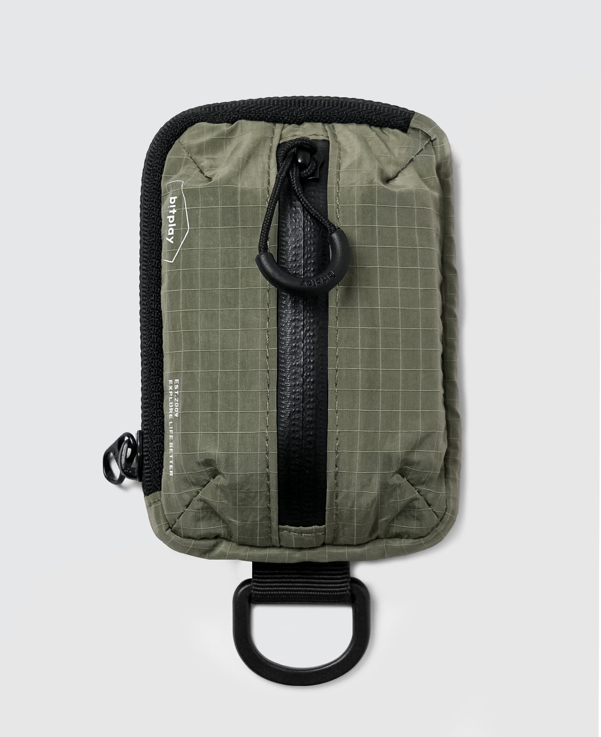 Magnetic Mini Pouch- Moss Grey