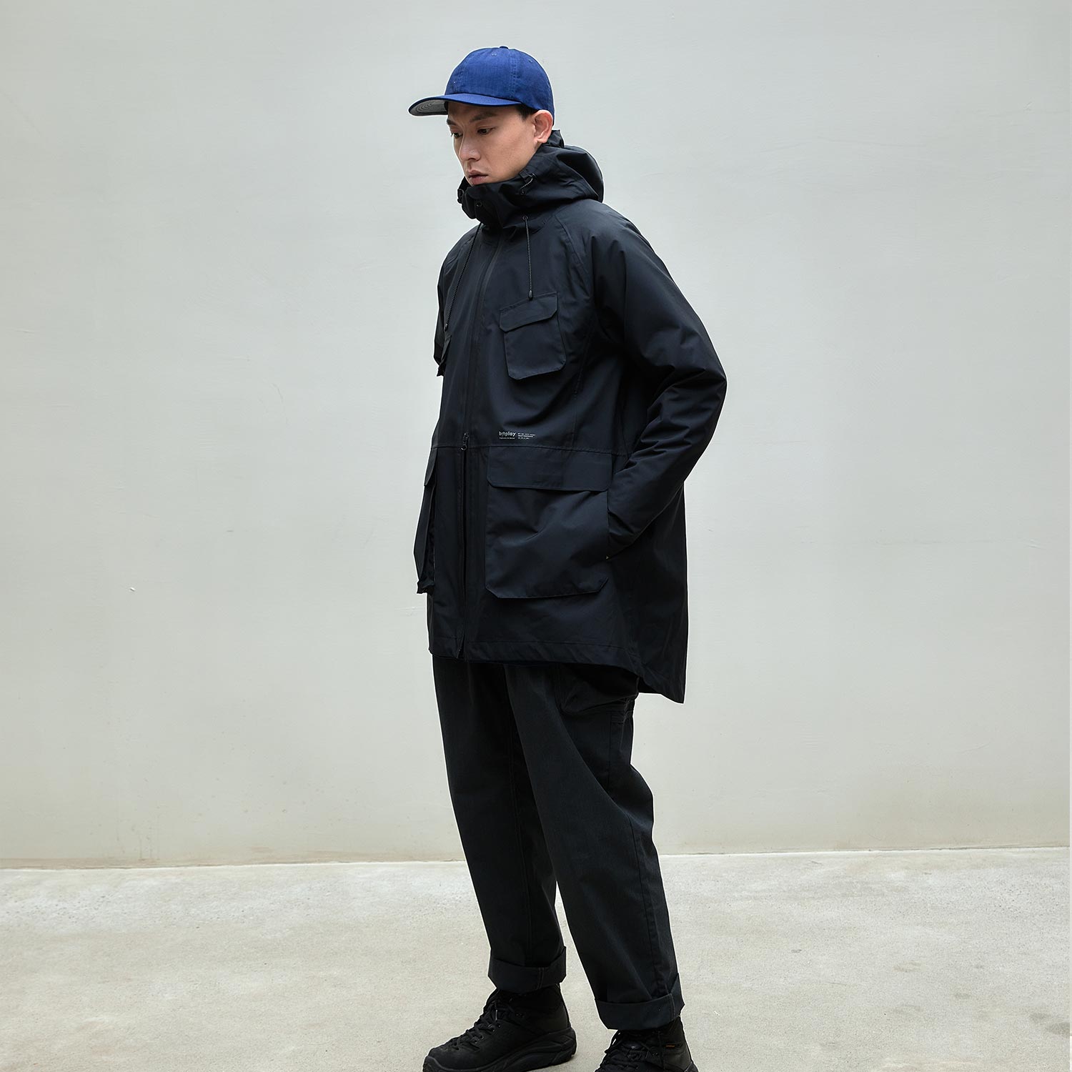 All-Weather Wander Coat -Black