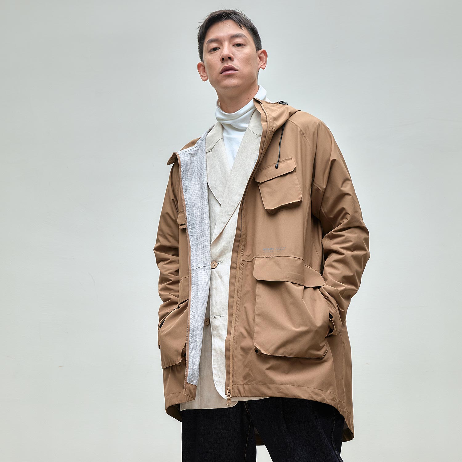 All-Weather Wander Coat -Sand