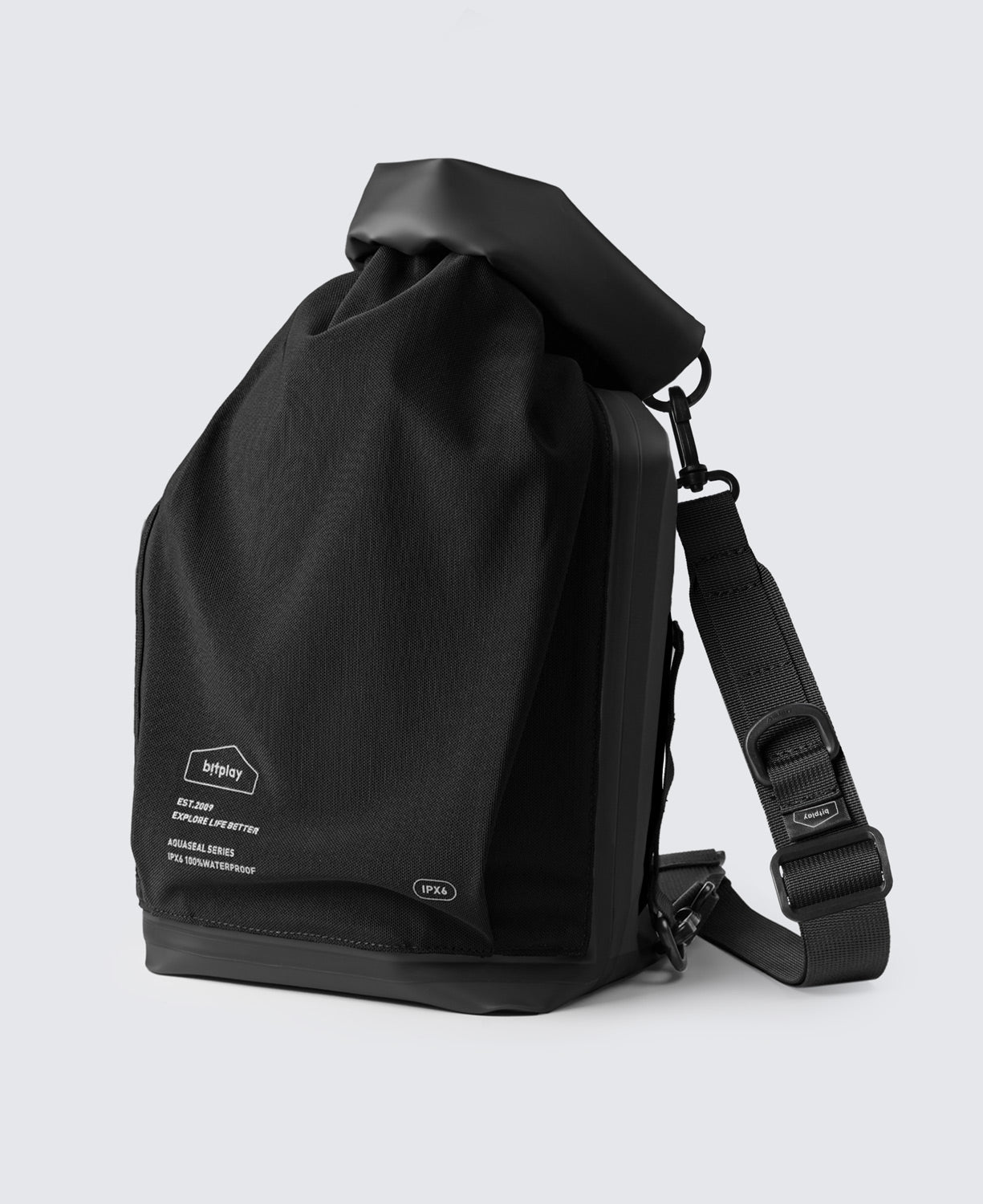 AquaSeal 12L Compact Dry Bag Black