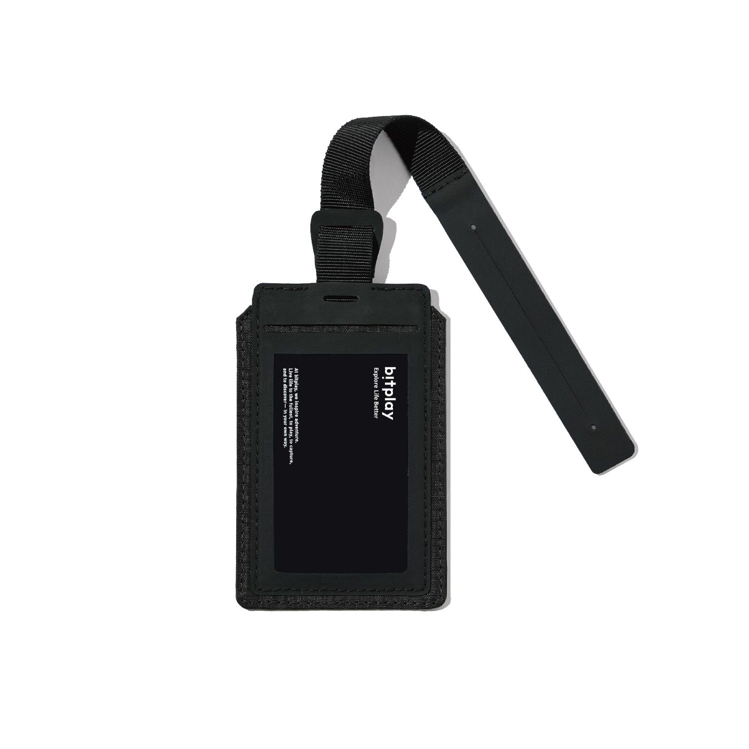 2-Way Luggage Tag -Black