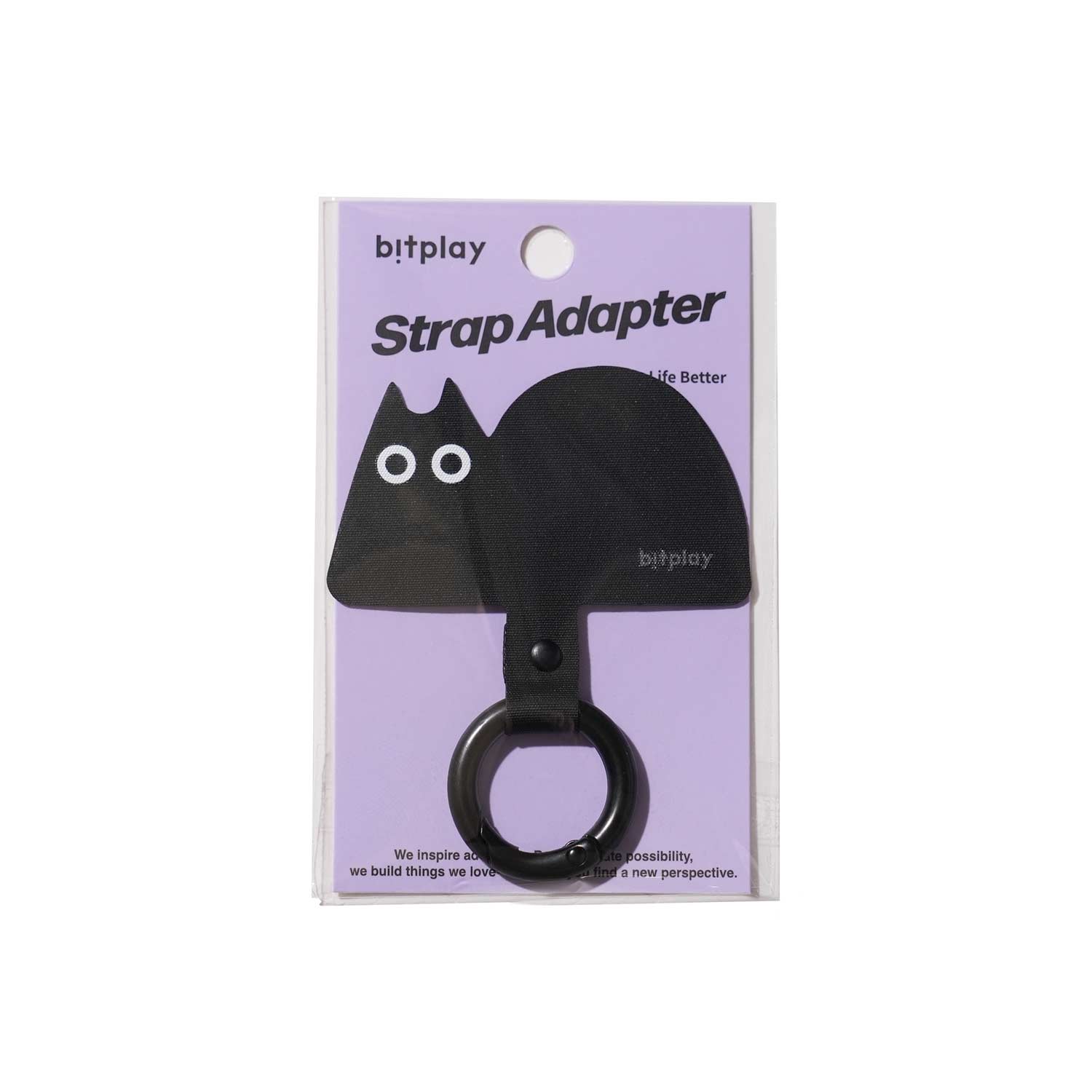 Strap Adapter - Charcoal Kitten