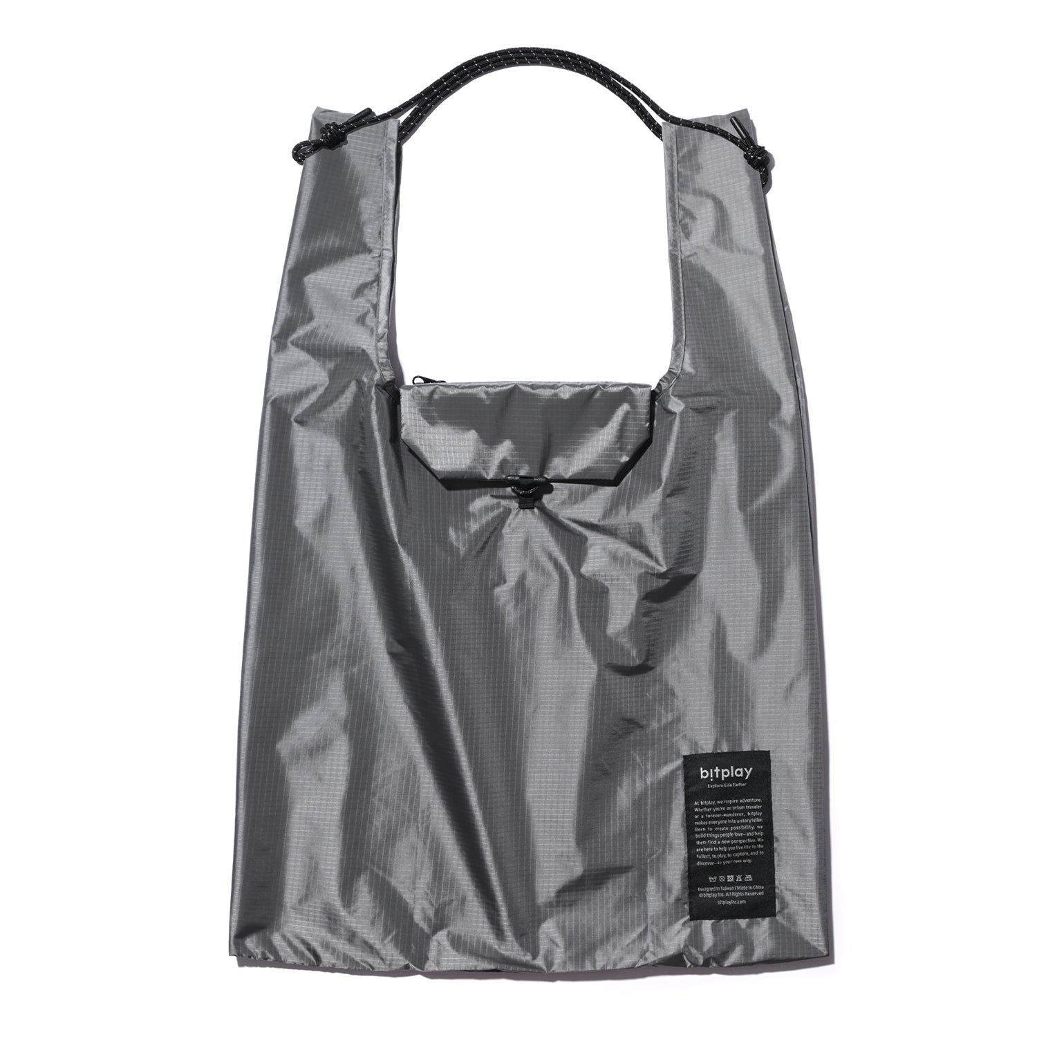 Foldable 2-Way Bag - Light Grey