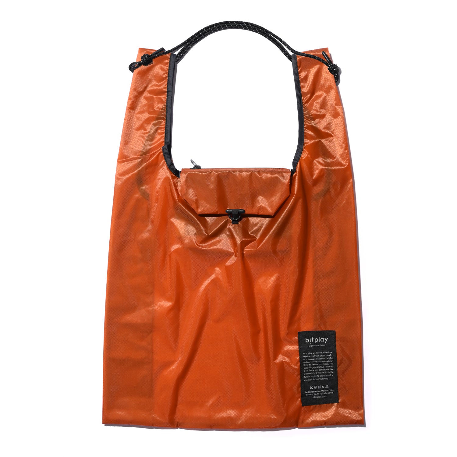 Foldable 2-Way Bag -Dark Orange