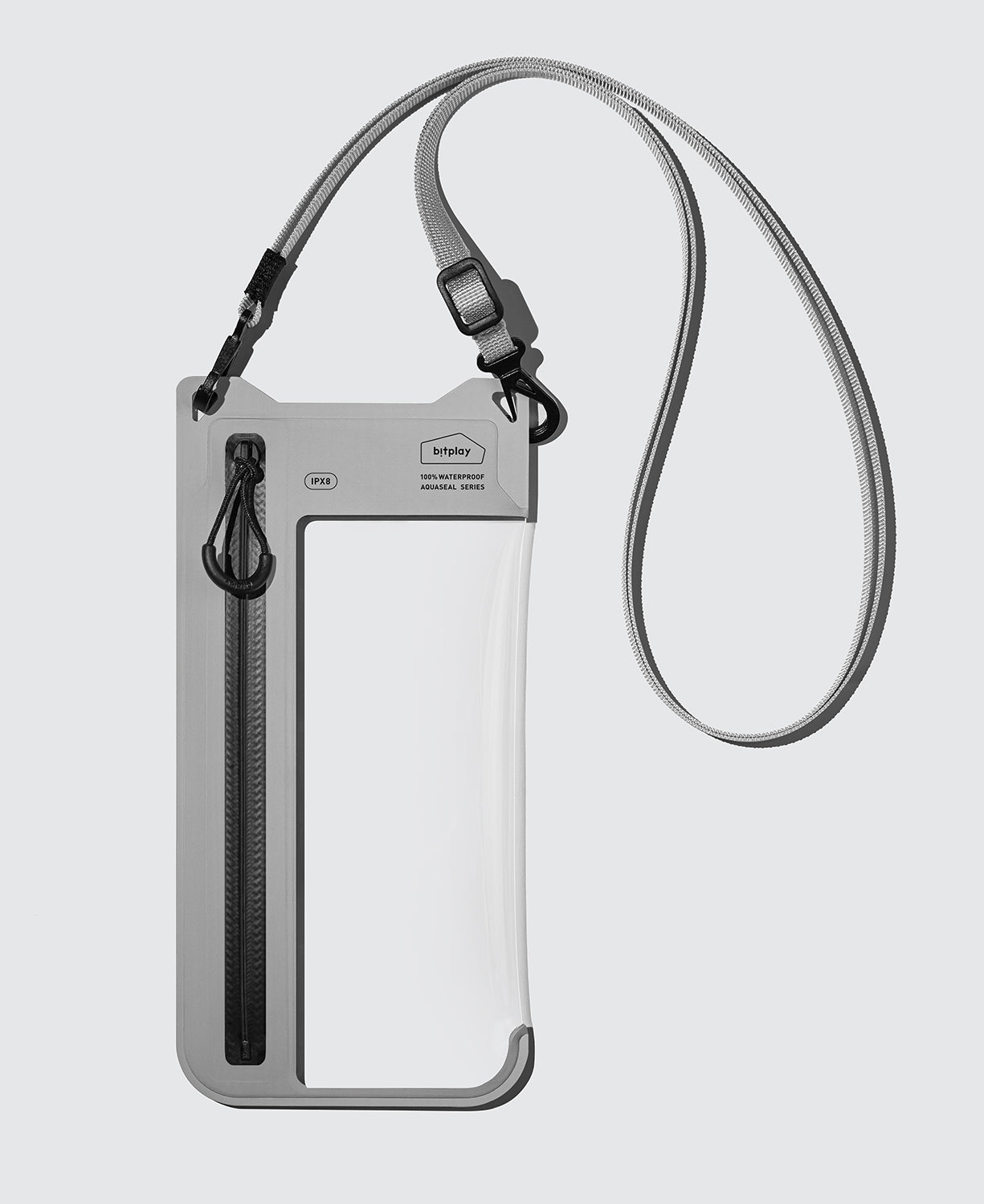 AquaSeal Phone Pouch- Cement Grey