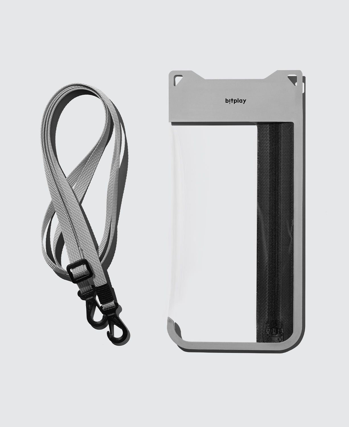 AquaSeal Phone Pouch- Cement Grey