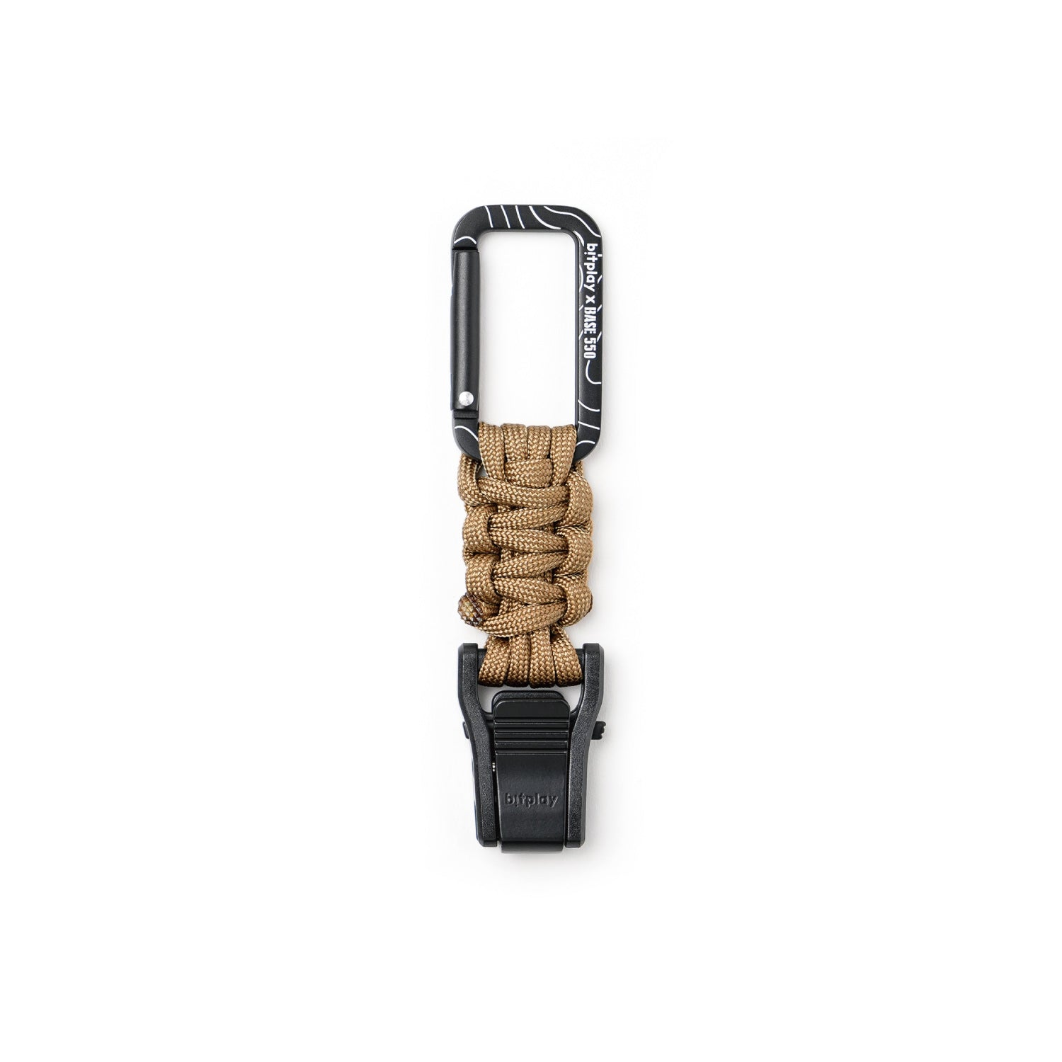 Paracord Quick-Release Carabiner -Base550 Sand