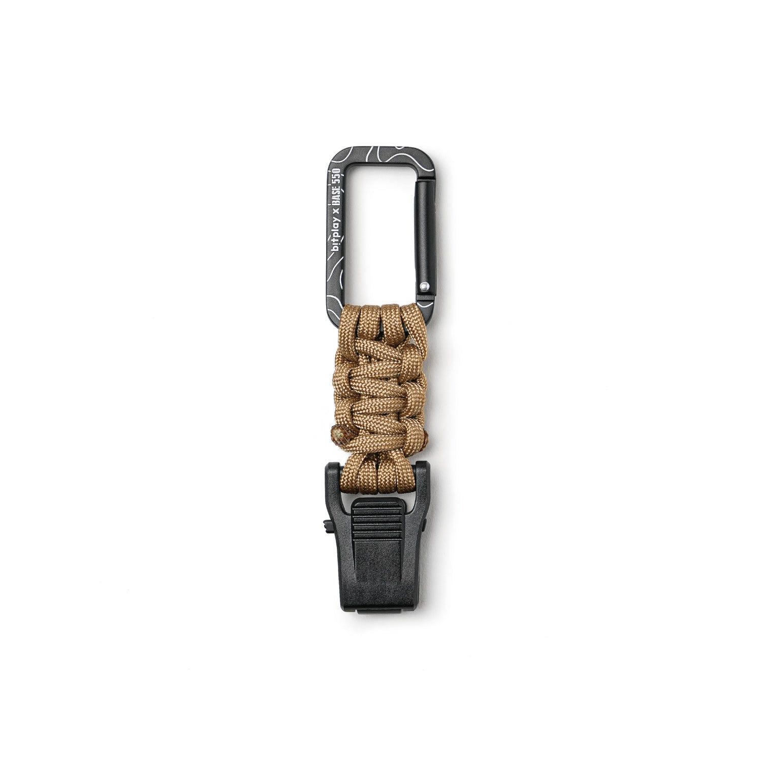 Paracord Quick-Release Carabiner -Base550 Sand