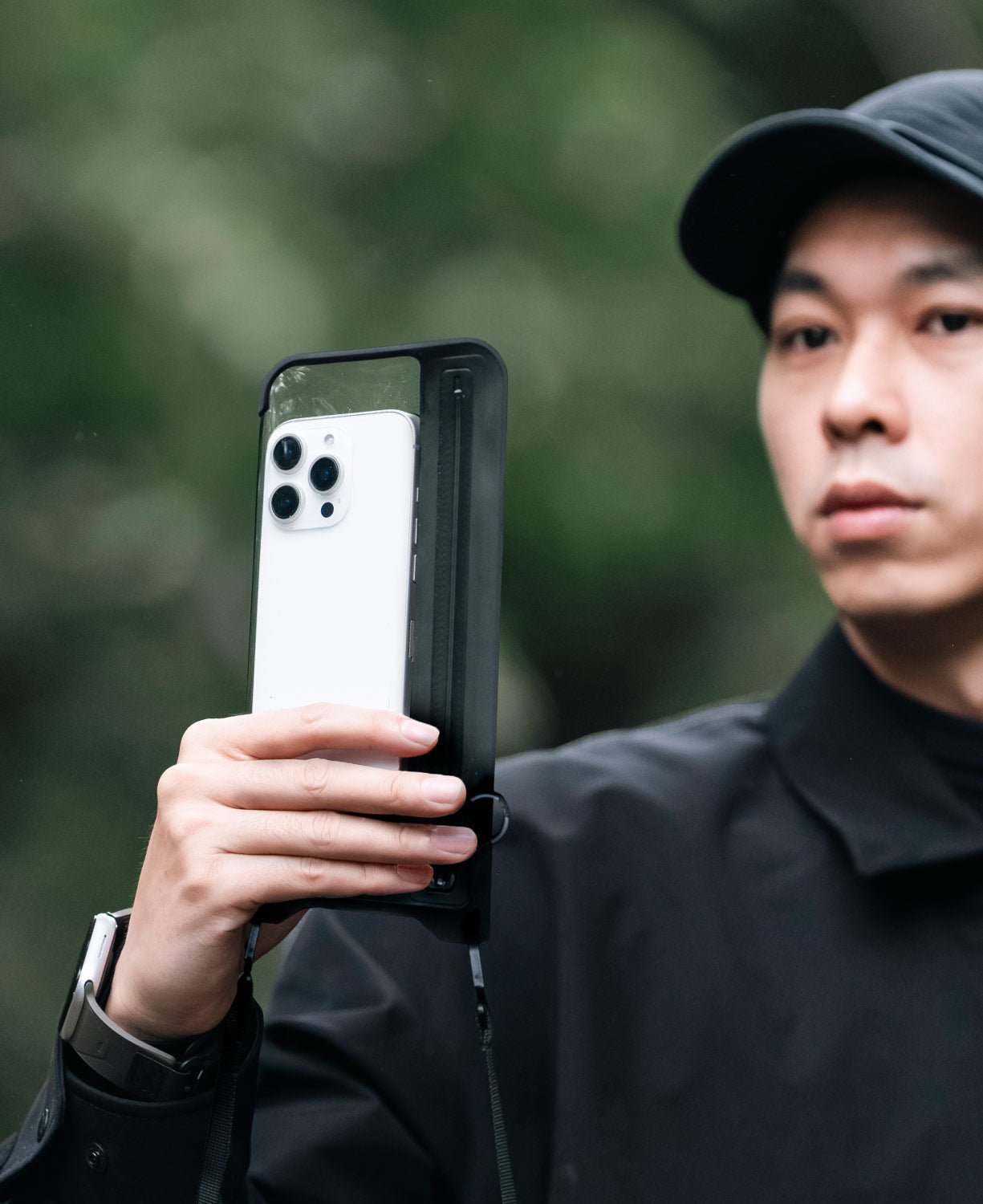 AquaSeal Phone Pouch- Dark Black
