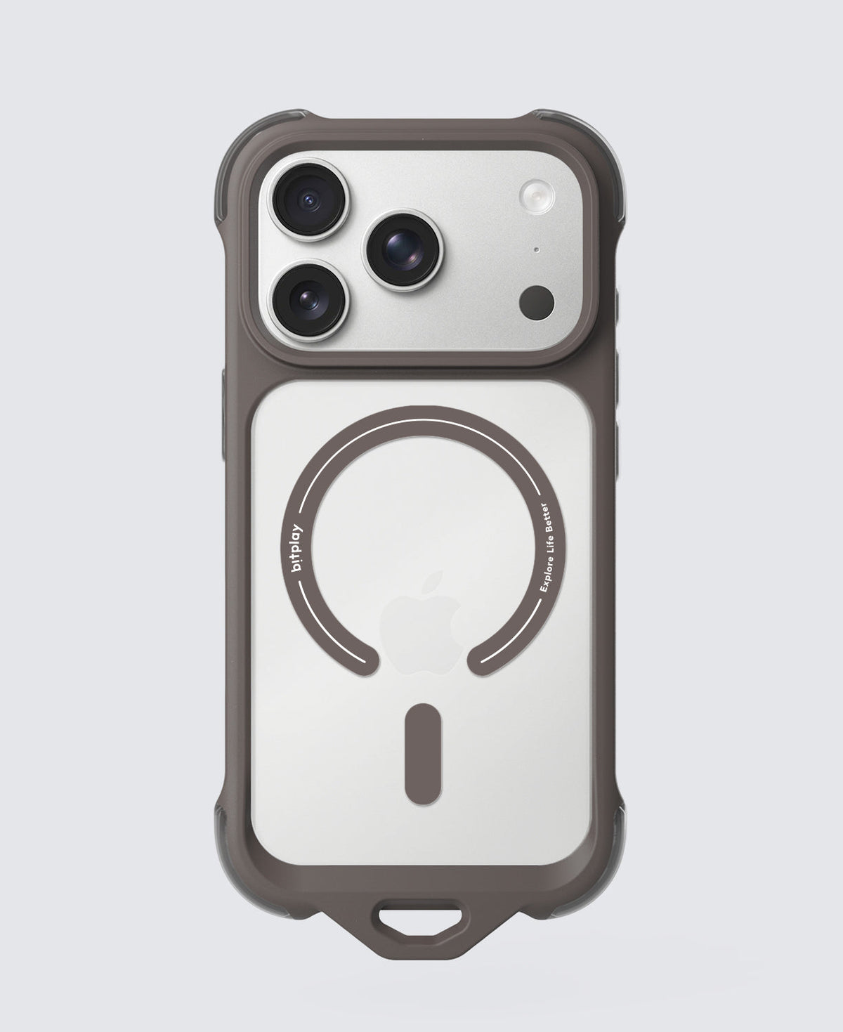 磁吸四角氣囊殼 for iPhone 18/17 Pro 栗木棕