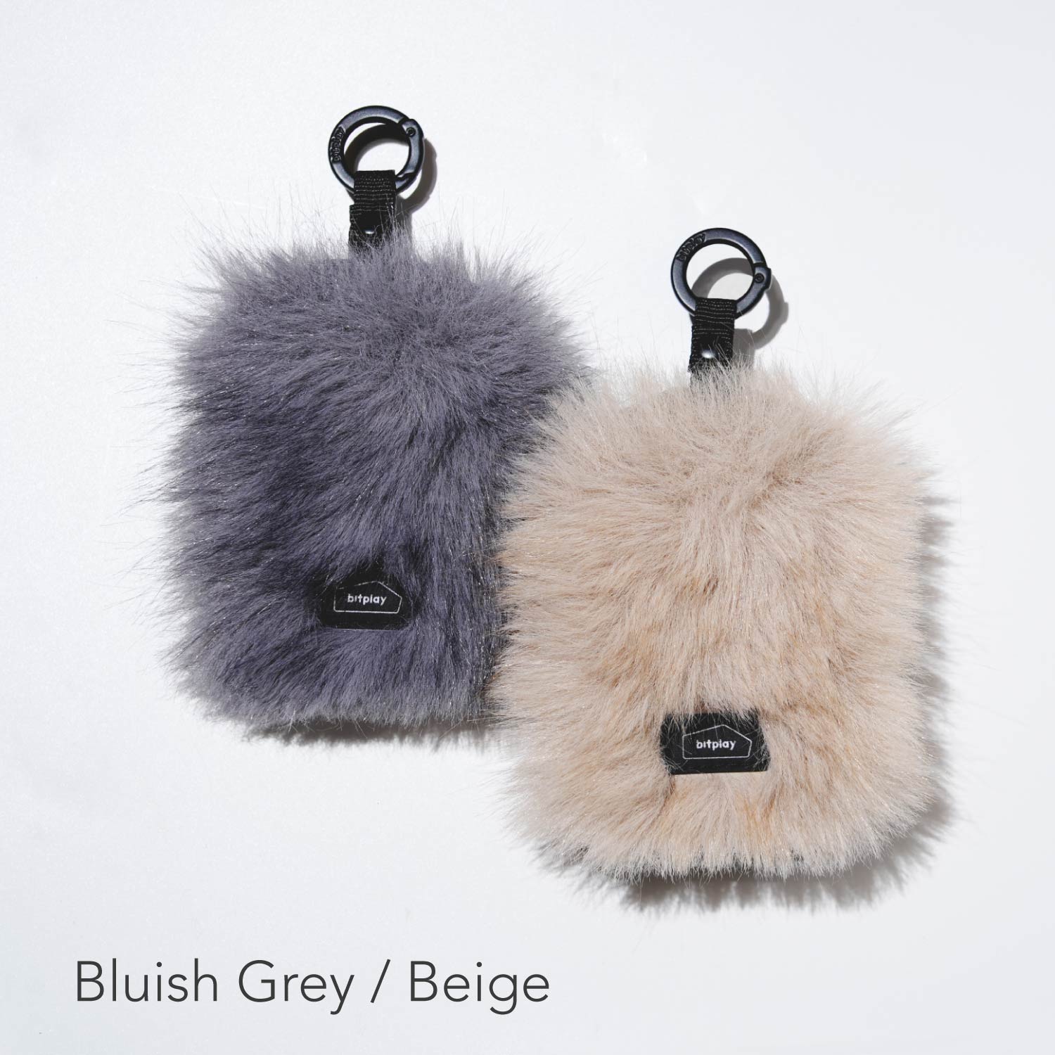 【Christmas Gift Set】Short-Plie Badge Holder x Furry Badge Holder