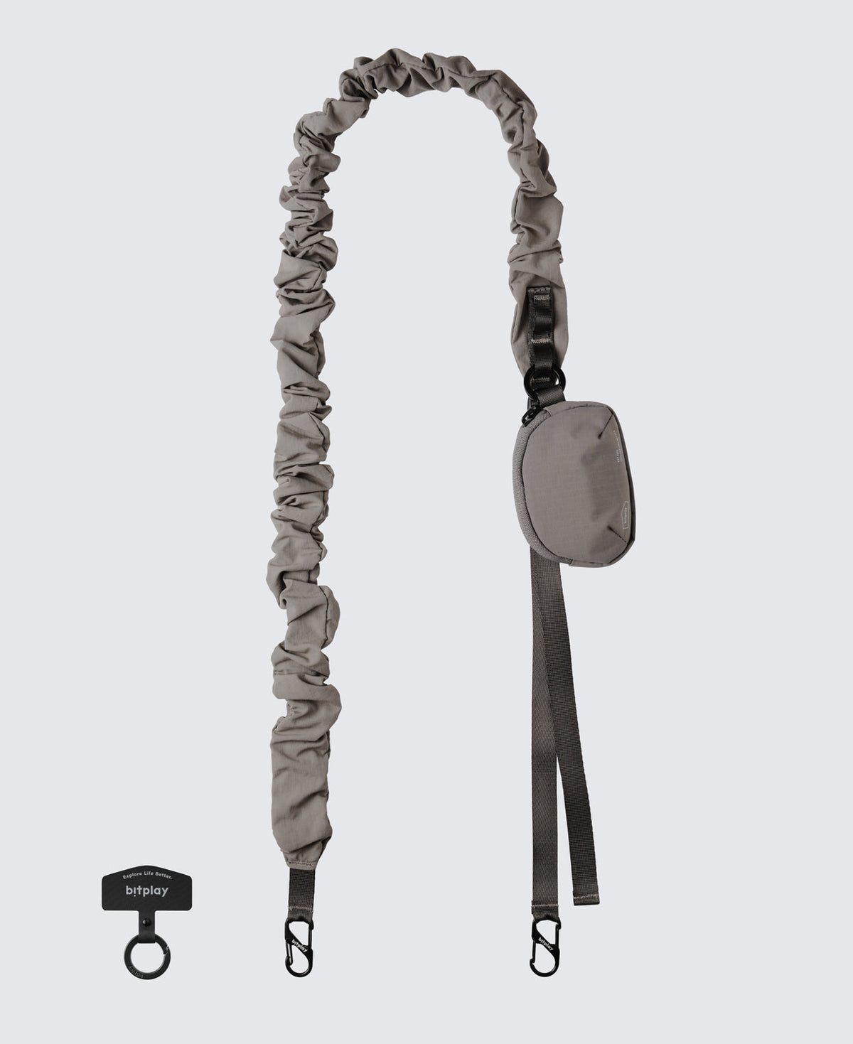 Scrunchie Strap with Pouch