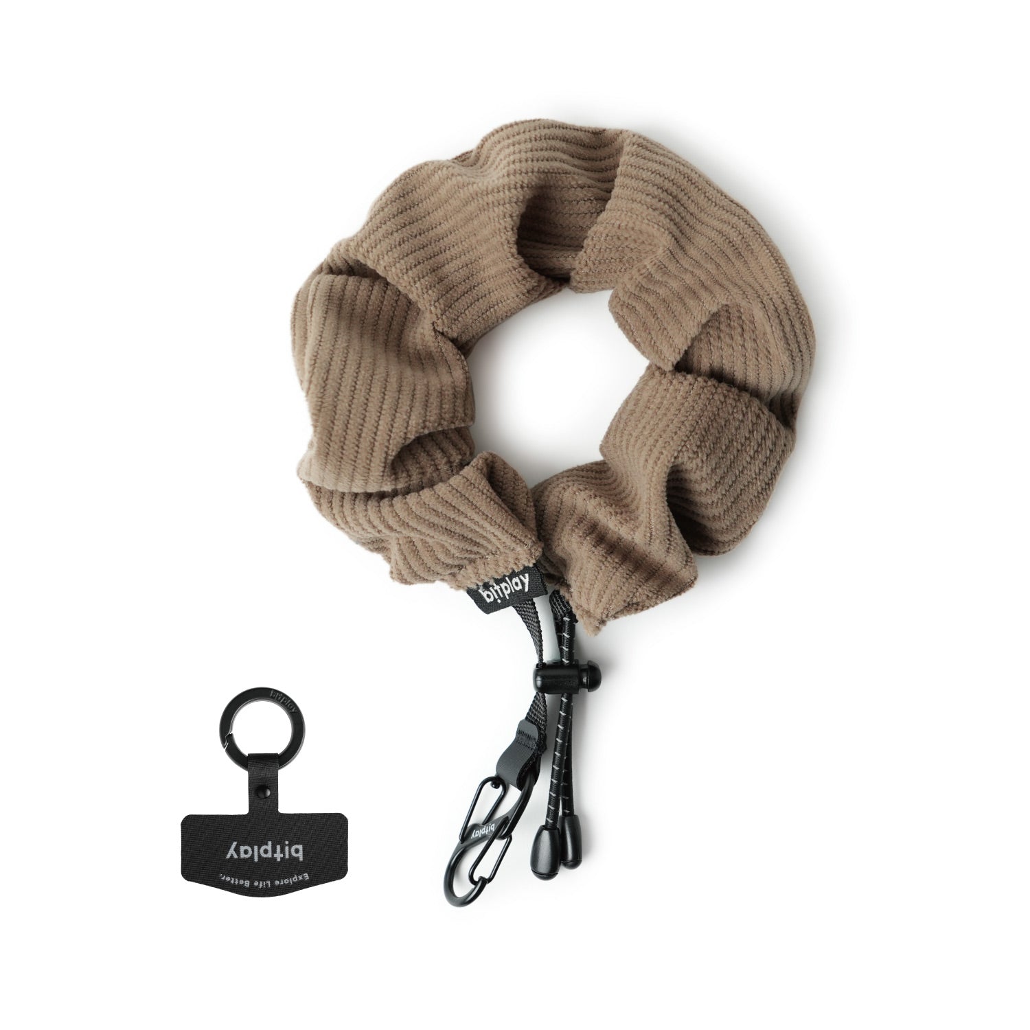 Scrunchie Wrist Strap Cozy Series -Beige
