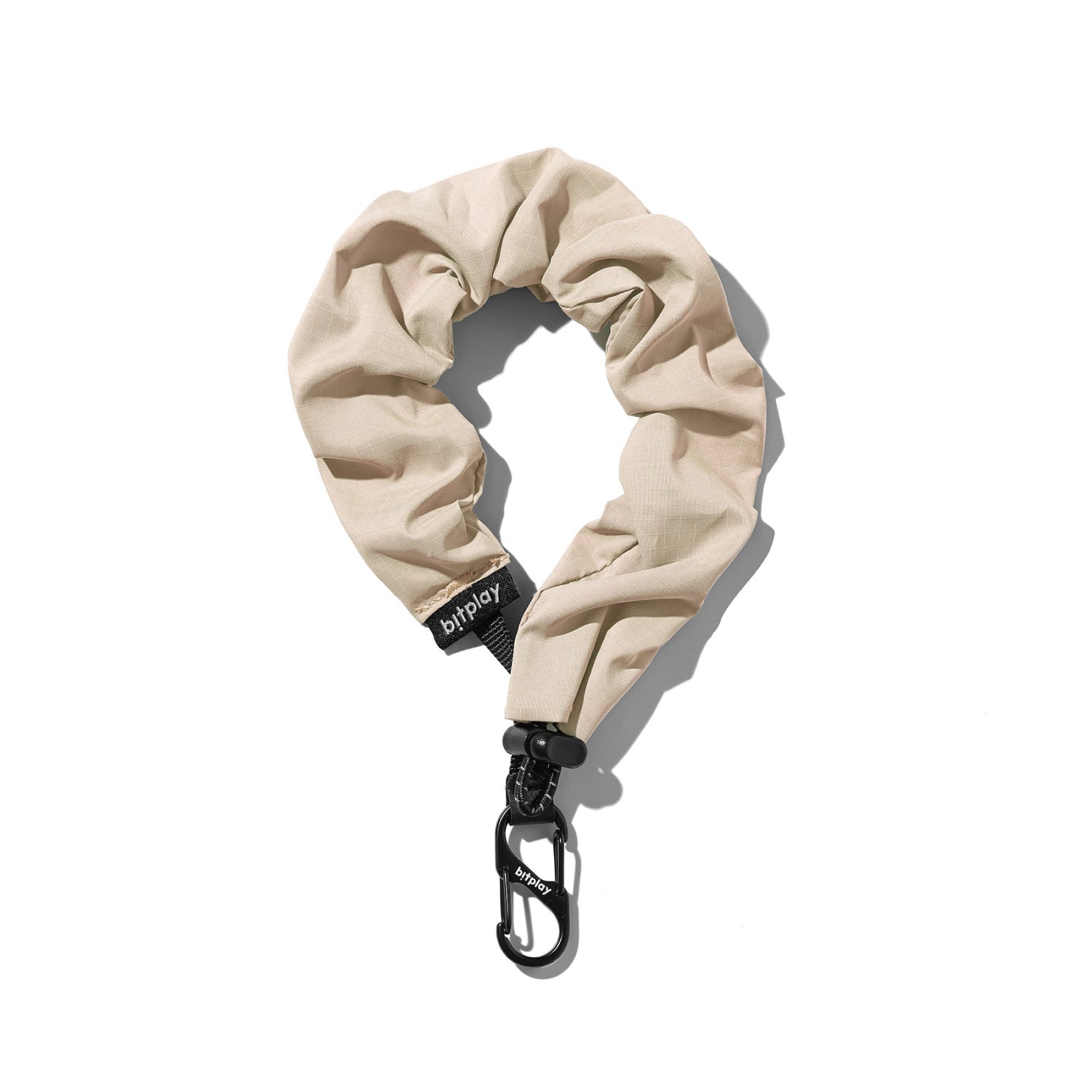 Scrunchie Wrist Strap -Sand Beige