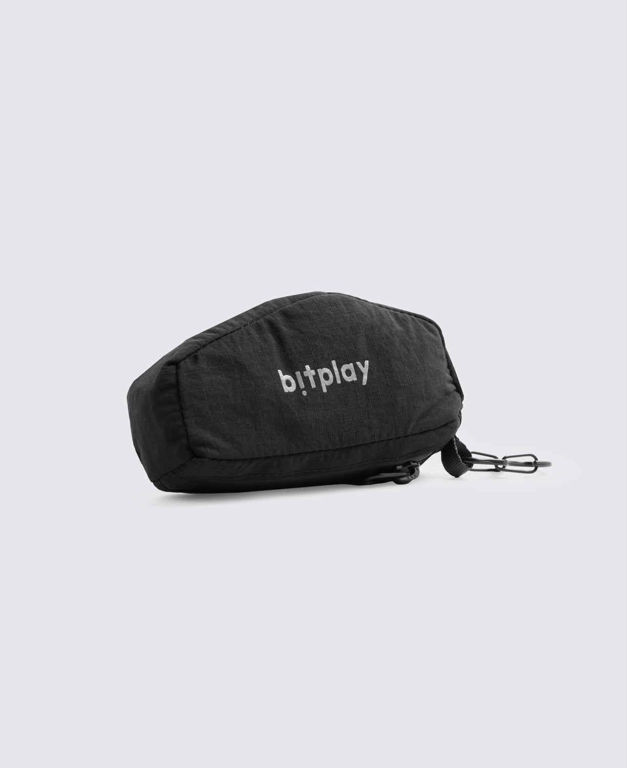 Foldable Crossbody Shopping Bag Black