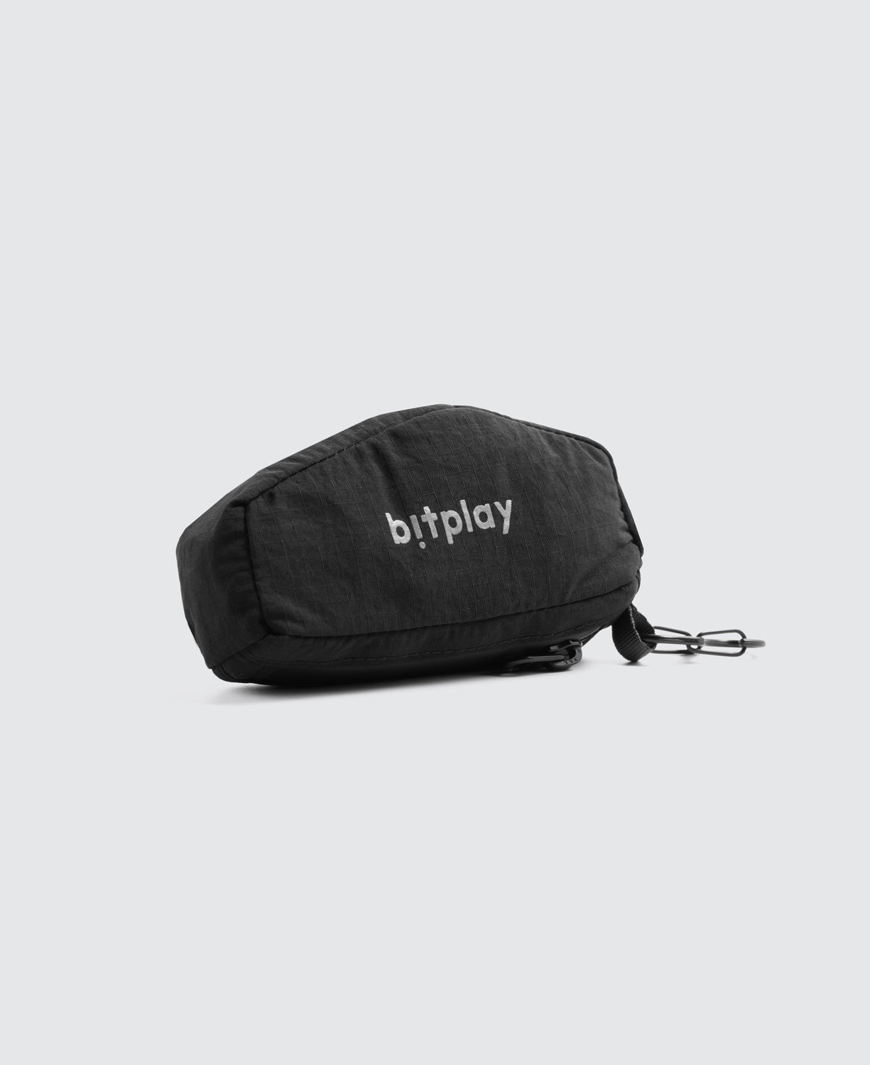 Foldable Crossbody Shopping Bag Black