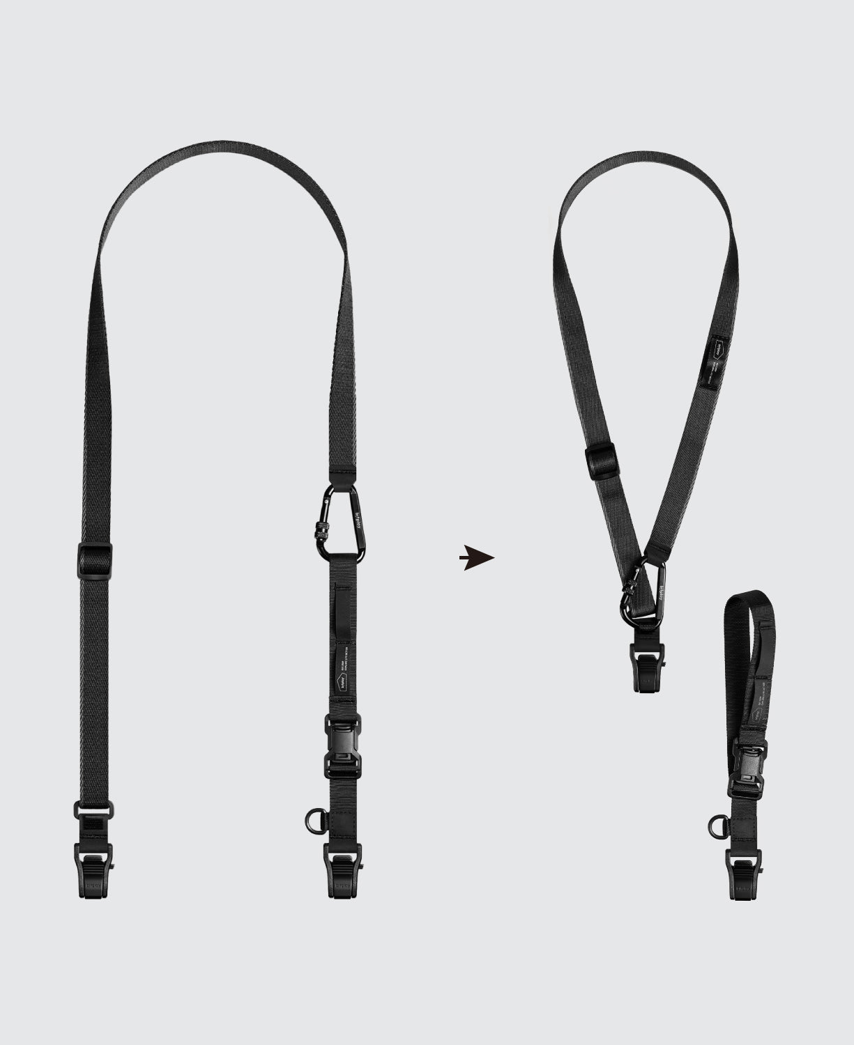3-in-1 Multi-Use Strap- Black