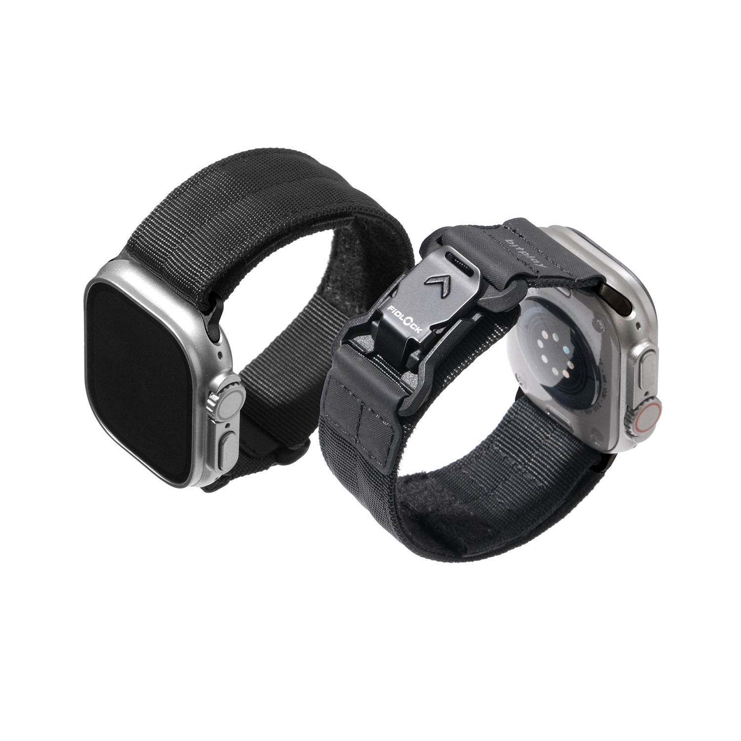 [Preorder] Fidlock® Watch Band for Apple Watch Ultra / 45 / 44 mm - Dark Black