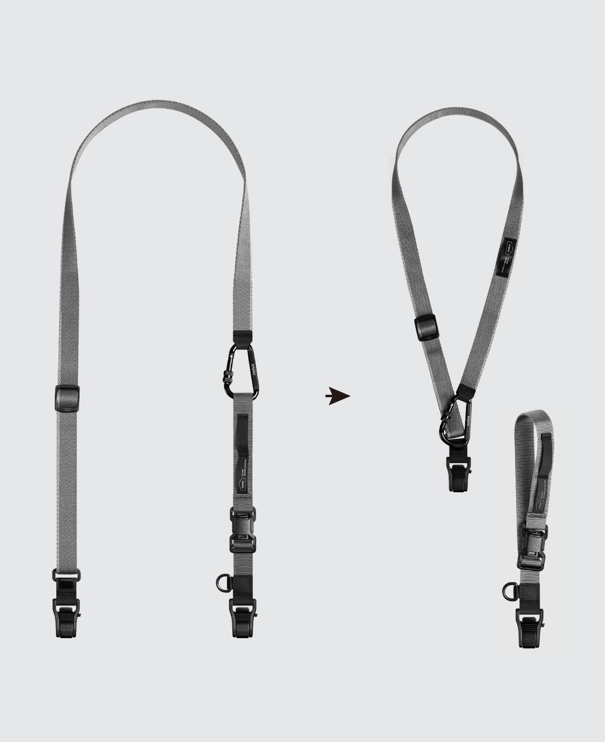 3-in-1 Multi-Use Strap- Stone Grey