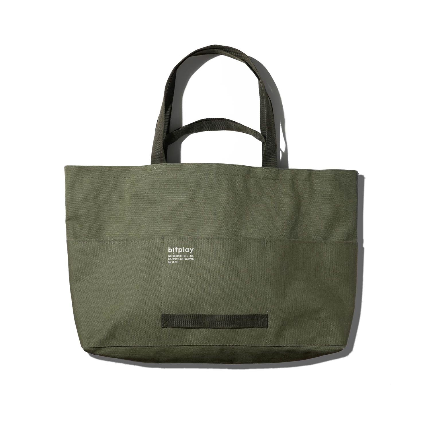 Weekender Canvas Tote 30L -Army Green