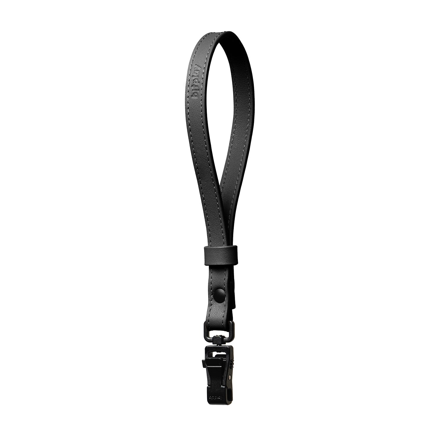 Leather Wrist Strap -Black