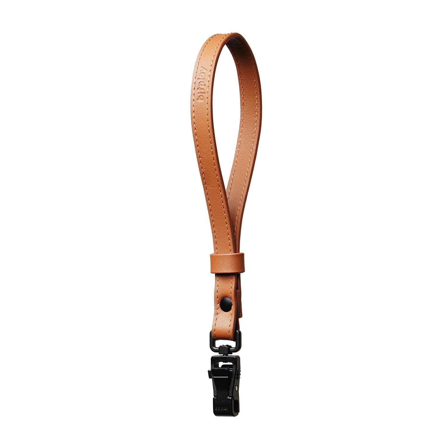 Leather Wrist Strap -Caramel Brown