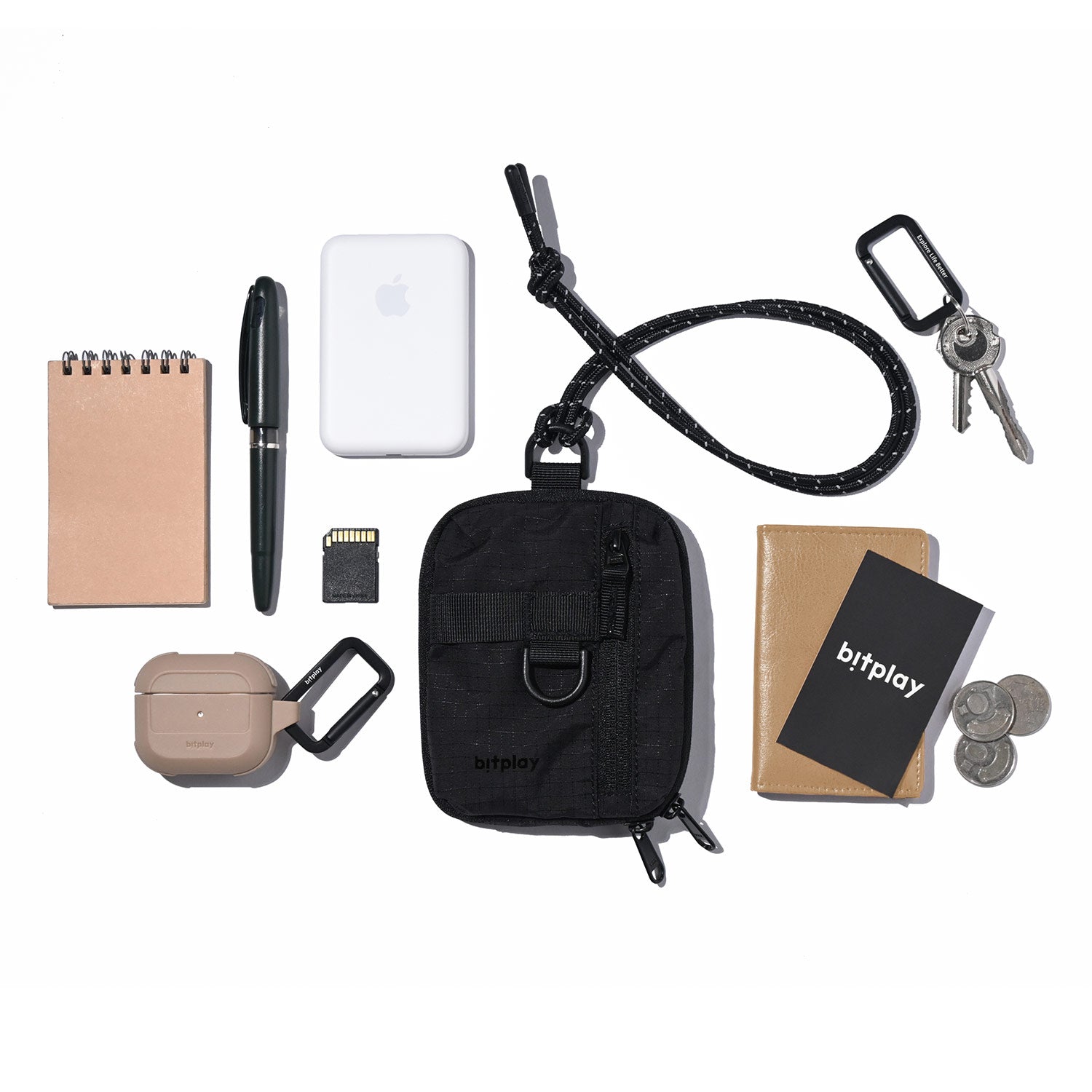 Essential Pouch Ripstop - Black