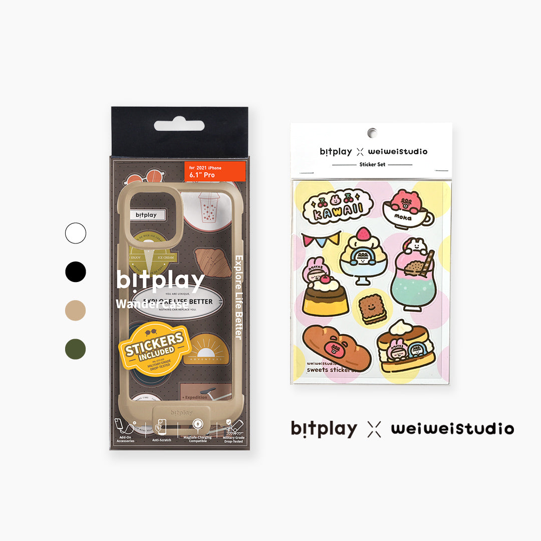 weiweiboy X bitplay｜Wander Case for iPhone 13 Series (weiweiboy & bitplay Sticker Set Included）